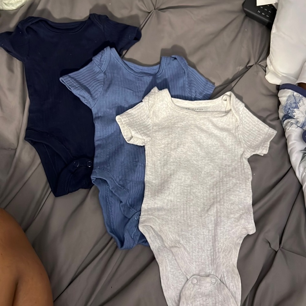 3 Pack Onesie Set (Boys 0-3M)